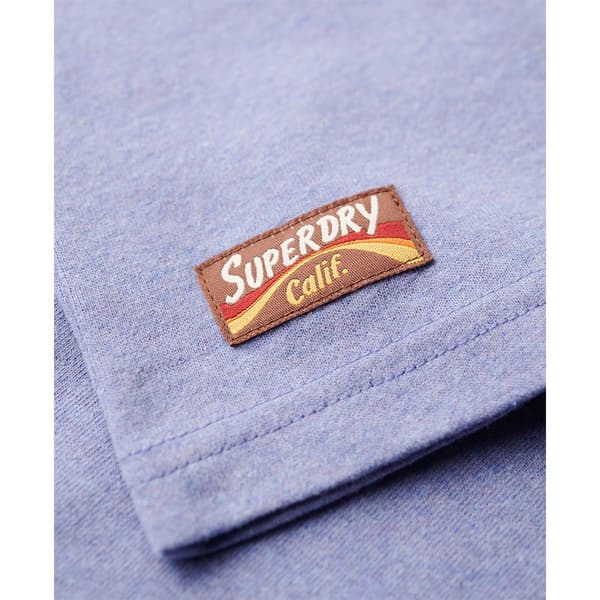Superdry Classic Vl Heritage Relaxd Lyhythihainen T-paita Violetti S Nainen