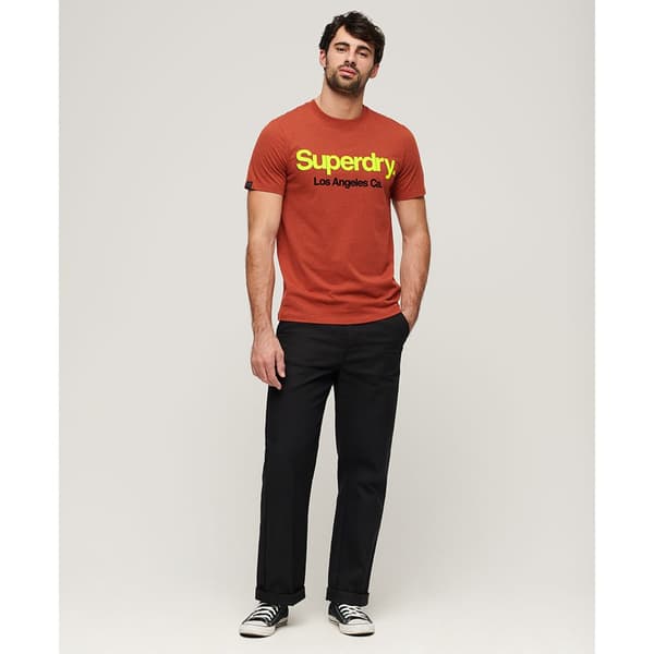 Superdry Core Logo Classic Washed T-shirt Med Korta ärmar Orange L Man