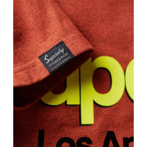 Superdry Core Logo Classic Washed T-shirt Med Korta ärmar Orange L Man