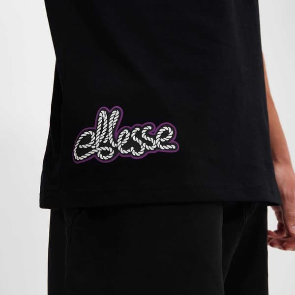 Ellesse Boretto T-shirt Med Korte ærmer Sort S Mand