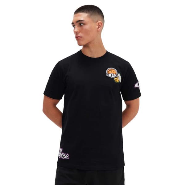 Ellesse Boretto T-shirt Med Korte ærmer Sort S Mand