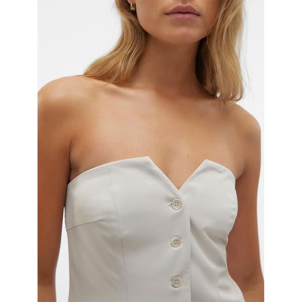Vero Moda Charity ärmlös T-shirt Beige 42 Kvinna