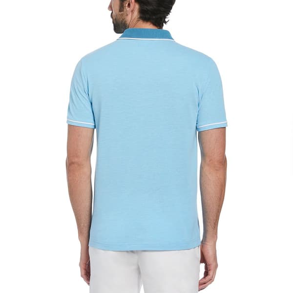 Original Penguin Birdseye Pique Coolmax Earl Kortärmad Polotröja Blå L Man