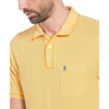 Miniatyrbild 3 av 3: Original Penguin Earl Org Pique Sticker Pete Kortärmad Polotröja Gul S Man