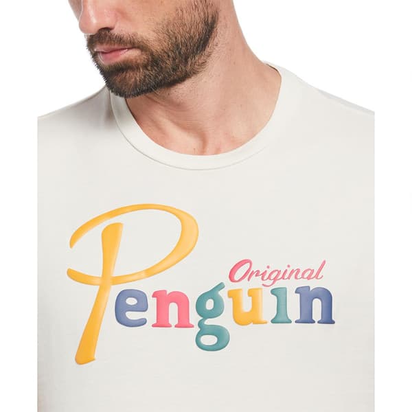 Original Penguin Graphic Logo T-shirt Med Korta ärmar Vit S Man