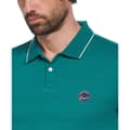 Miniatyrbild 3 av 3: Original Penguin Honeycomb Ao Jacquard Kortärmad Polotröja Grönt S Man