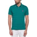 Miniatyrbild 1 av 3: Original Penguin Honeycomb Ao Jacquard Kortärmad Polotröja Grönt S Man