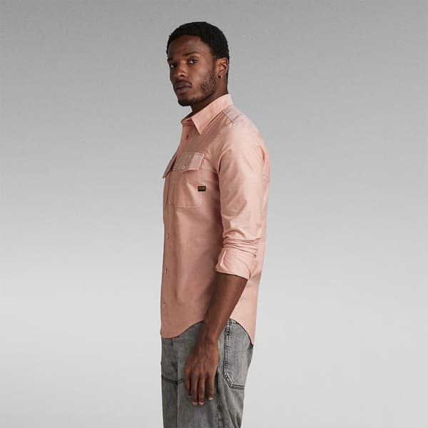 G-star Marine Skjorte Med Lange ærmer Orange XS Mand