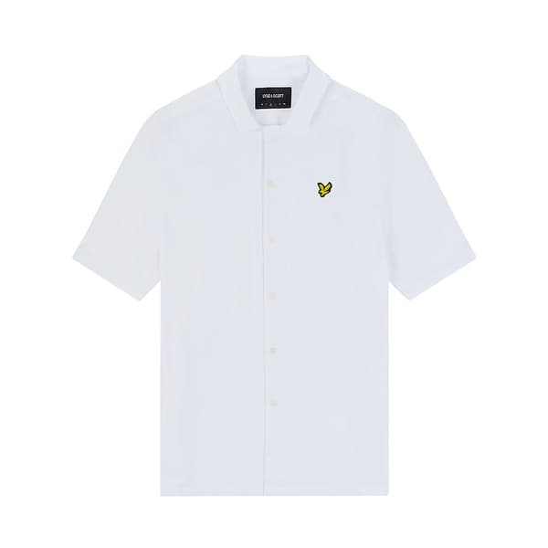 Lyle & Scott Resort Lyhythihainen Paita Valkoinen L Mies