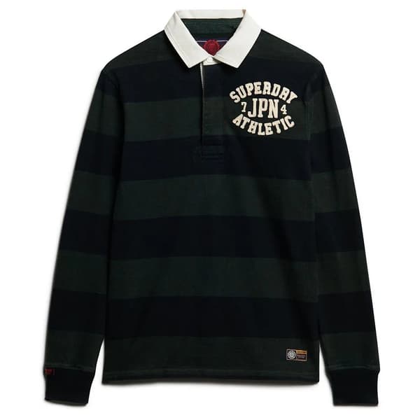 Superdry Vintage Athletic Rugby T-shirt Svart M Man