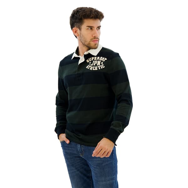 Superdry Vintage Athletic Rugby T-shirt Svart M Man
