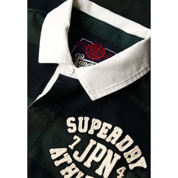 Superdry Vintage Athletic Rugby T-shirt Svart M Man