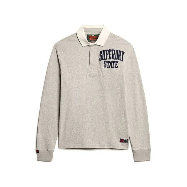 Superdry Vintage Athletic Rugby T-shirt Grå XL Man
