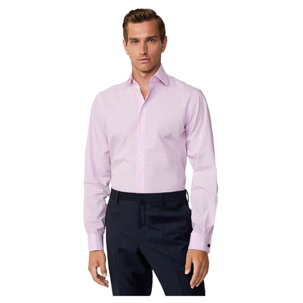 Hackett Mini Pow Dc Skjorta Med Långa ärmar Rosa M Man