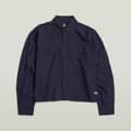 Miniatyrbillede 2 af 6: G-star Cropped Pocket Skjorte Med Lange ærmer Blå S Kvinde