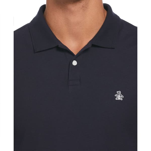 Original Penguin Organic Pique Raised Ottoman Pitkähihainen Polopaita Sininen L Mies