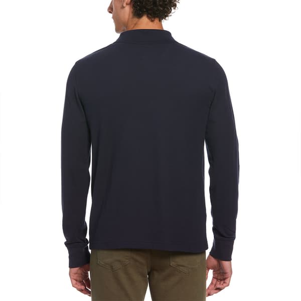 Original Penguin Organic Pique Raised Ottoman Pitkähihainen Polopaita Sininen L Mies