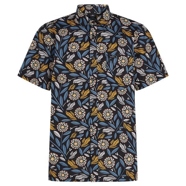 O´neill Og Eco Standard Leaf Kortärmad Skjorta Svart 2XL Man