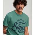 Miniatyrbild 3 av 6: Superdry Copper Label Script T-shirt Med Korta ärmar Grönt 2XL Man