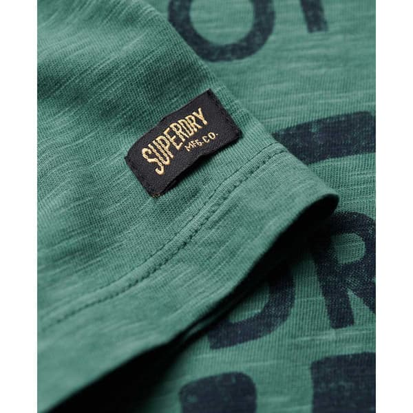Superdry Copper Label Script T-shirt Med Korta ärmar Grönt 2XL Man