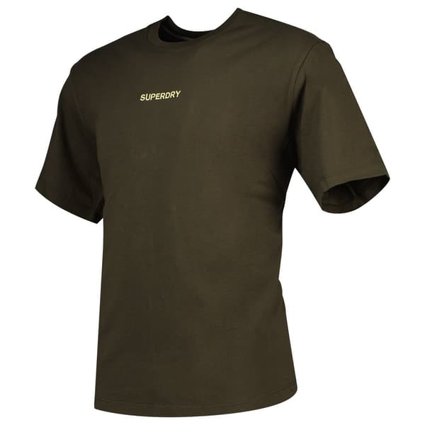 Superdry Micro Logo Graphic Loose T-shirt Med Korta ärmar Grönt L Man