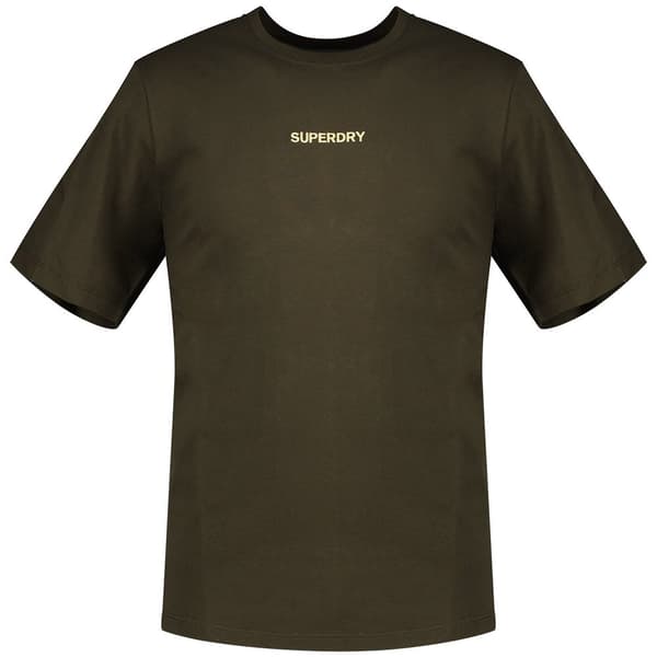 Superdry Micro Logo Graphic Loose T-shirt Med Korta ärmar Grönt L Man