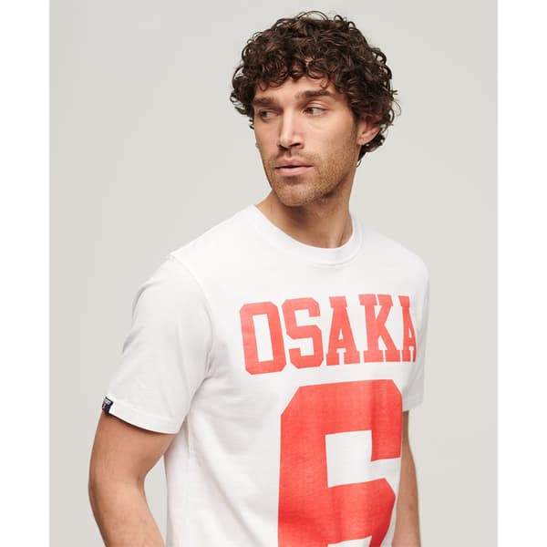 Superdry Osaka Graphic Nr T-shirt Med Korta ärmar Vit L Man