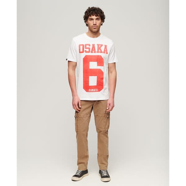 Superdry Osaka Graphic Nr T-shirt Med Korta ärmar Vit L Man