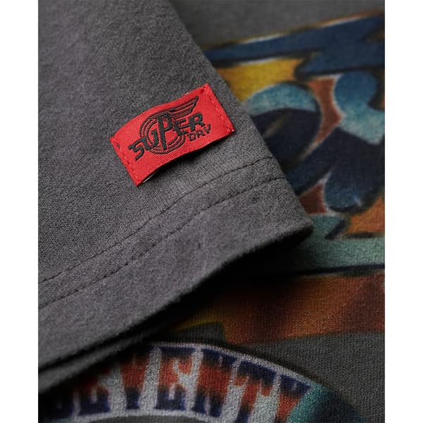 Superdry Rock Graphic Band Lyhythihainen T-paita Harmaa XL Mies