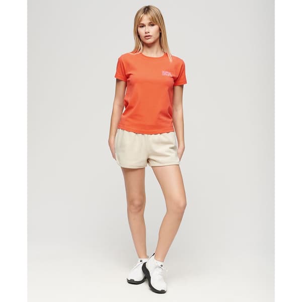 Superdry Sportswear Logo Fitted Lyhythihainen T-paita Oranssi XS Nainen