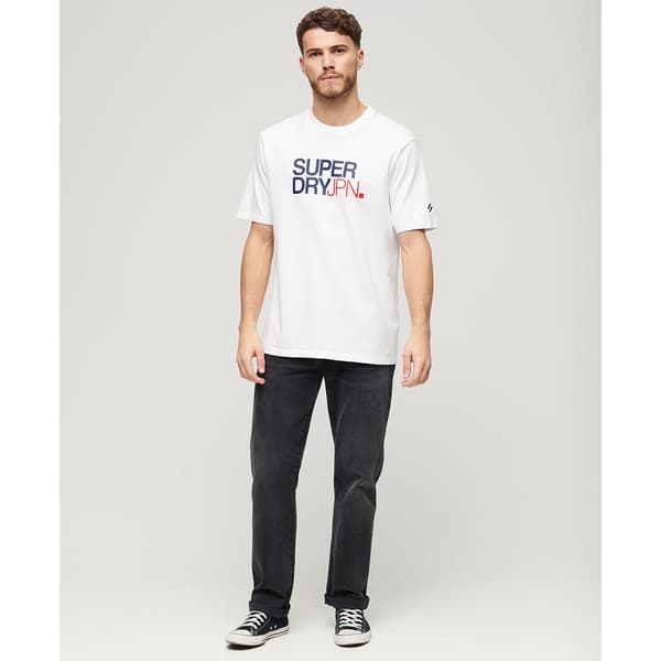 Superdry Sportswear Logo Loose T-shirt Med Korta ärmar Vit XL Man