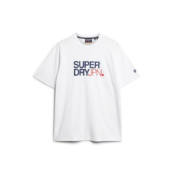 Superdry Sportswear Logo Loose T-shirt Med Korta ärmar Vit XL Man