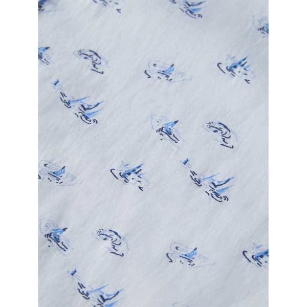 Scotch & Soda Allover Print Skjorta Med Långa ärmar Blå M Man