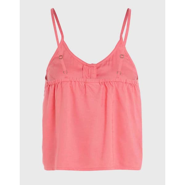 O´neill Tiare Woven ærmeløs T-shirt Rosa XS Kvinde