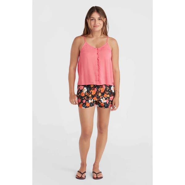 O´neill Tiare Woven ærmeløs T-shirt Rosa XS Kvinde
