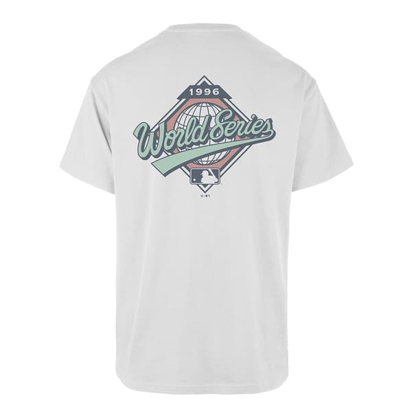 47 Mlb New York Yankees Backer Bu017tmbect610348 T-shirt Med Korta ärmar Vit M Man