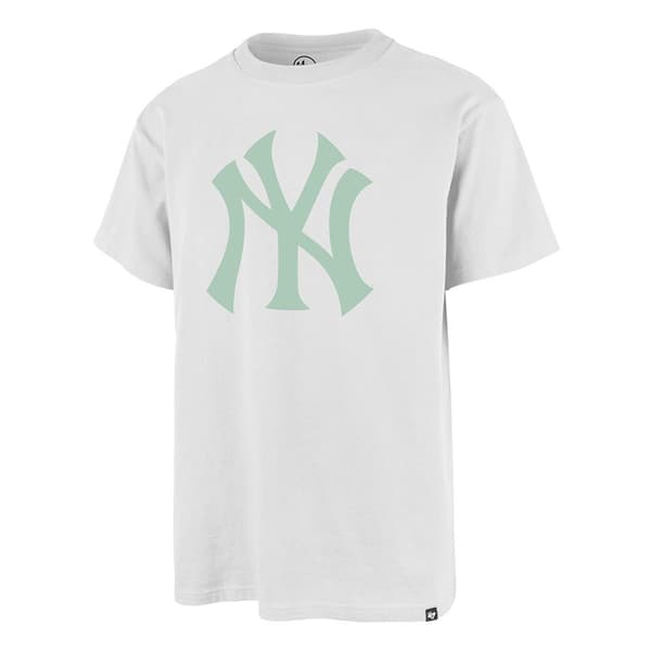 47 Mlb New York Yankees Backer Bu017tmbect610348 T-shirt Med Korte ærmer Hvid M Mand