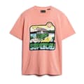 Miniatyrbild 2 av 4: Superdry Neon Travel Graphic Loose T-shirt Med Korta ärmar Orange S Man
