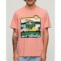 Miniatyrbild 1 av 4: Superdry Neon Travel Graphic Loose T-shirt Med Korta ärmar Orange S Man