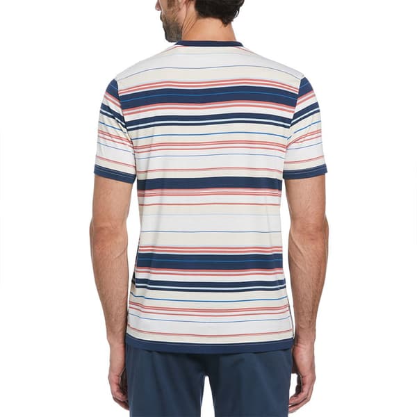 Original Penguin Organic Jersey Ao Stripe T-shirt Med Korta ärmar Flerfärgad M Man
