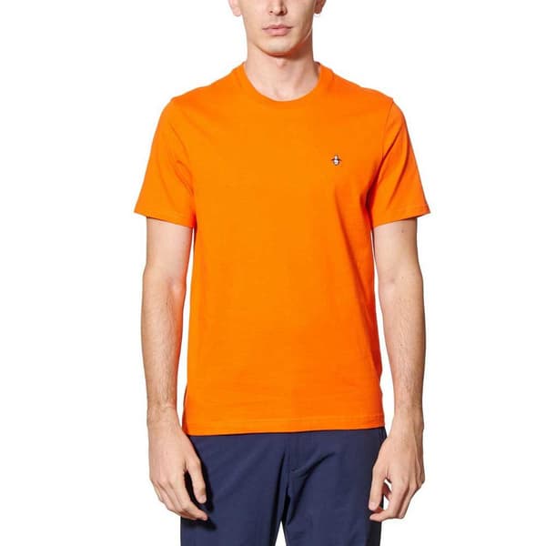 Original Penguin Organic Tv Pete T-shirt Med Korta ärmar Orange XL Man
