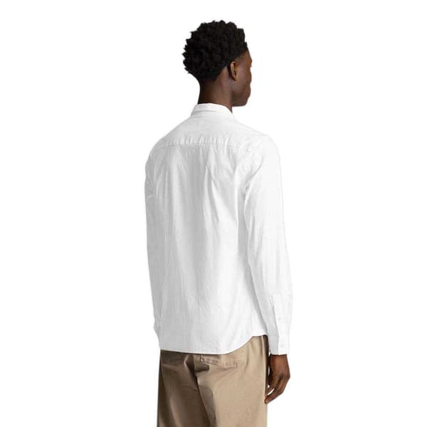 Lyle & Scott Lw1115vog Skjorta Med Långa ärmar Vit S Man