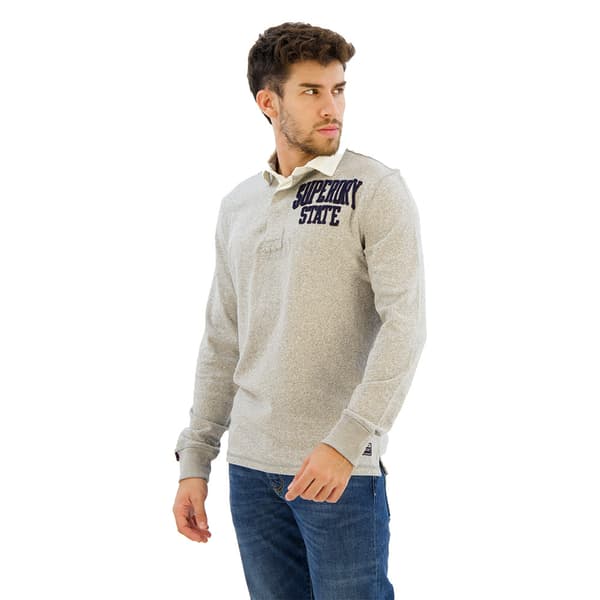 Superdry Vintage Athletic Rugby T-shirt Grå M Man