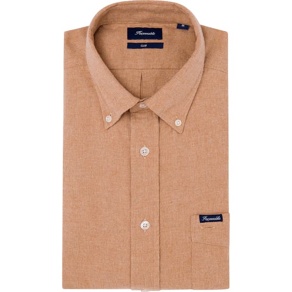 FaÇonnable Fm301863 Skjorte Med Lange ærmer Brun XL Mand
