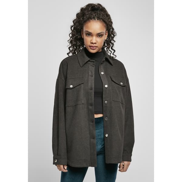 Urban Classics Over Classic Skjorte Brun L Kvinde