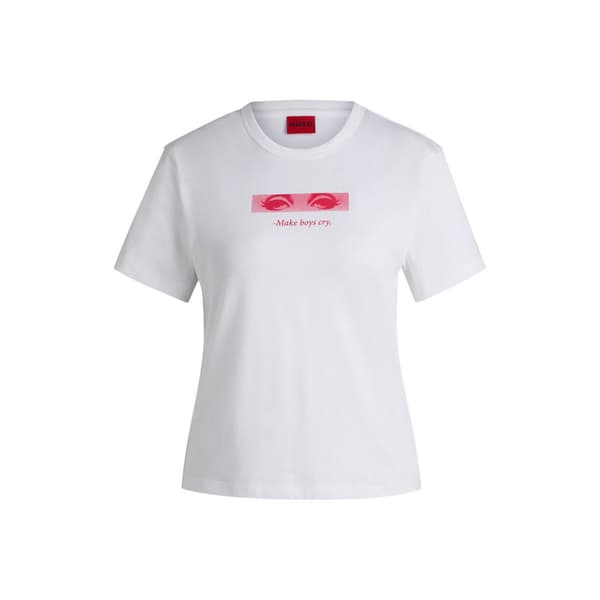Hugo Destrel 1 T-shirt Med Korta ärmar Vit M Kvinna