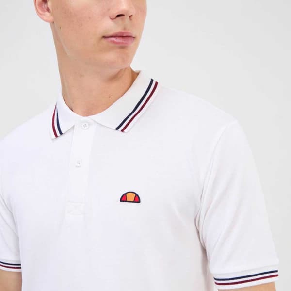 Ellesse Rooks Kortærmet Polo Hvid M Mand