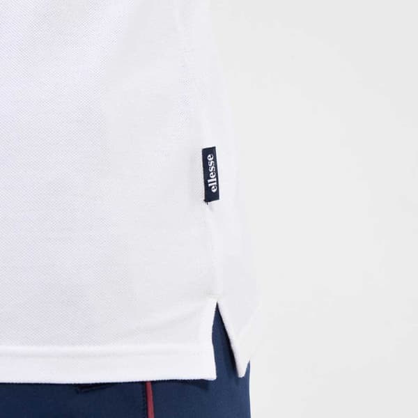 Ellesse Rooks Kortærmet Polo Hvid M Mand