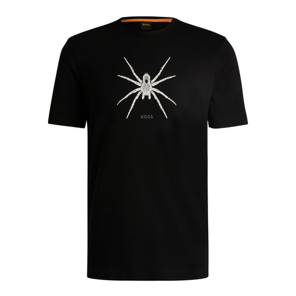 Boss Te Spiderbat T-shirt Med Korta ärmar Svart M Man