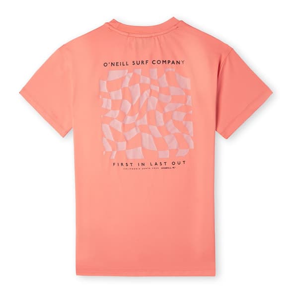 O´neill Rutile Long T-shirt Med Korta ärmar Orange 5-6 Years Flicka